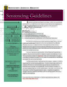 M I N N E S OTA J U D I C I A L B R A N C H  Sentencing Guidelines Minnesota Judicial Branch Vision