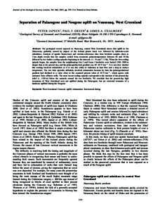 Journal of the Geological Society of London, 162, 2005, 