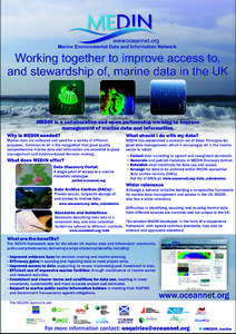www.oceannet.org Marine Environmental Data and Information Network © Mills Media  © Defra 2004