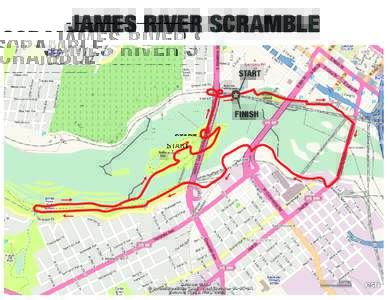 JAMES RIVER SCRAMBLE START Belle Isle Parking Lot  Browns