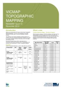 Topographic map / Geomorphology / Map / Vicmap Topographic Map Series / Cartography / Physical geography / Topography