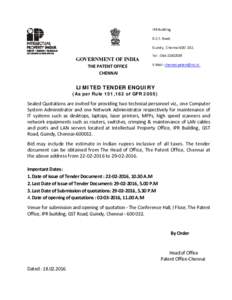 Microsoft Word - IT personnel tender notice.doc