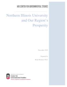 Northern Illinois University and Our Region’s Prosperity December 2015