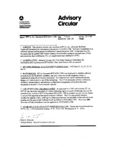 Circular 8&j&: RTCA, Inc., Document RTCA/DO-I 78B DSCC: l/l l/93 Inilialed by: AIR- 100