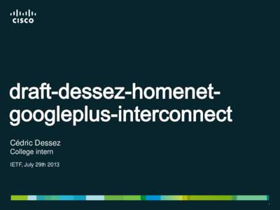 draft-dessez-homenet-googleplus-interconnect