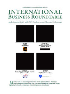 INTER-Guide_Layout[removed]:13 PM Page 51  An Advertising Supplement to the Orange County Business Journal • August 25, 2014 INTERNATIONAL