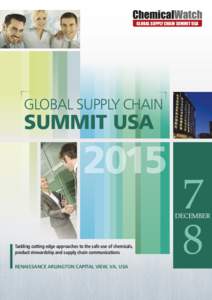 GLOBAL SUPPLY CHAIN SUMMIT USA  GLOBAL SUPPLY CHAIN SUMMIT USA