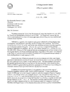 [removed]Ltr re S2838 Fairness in Nursing Home Arbitration Act of 2008