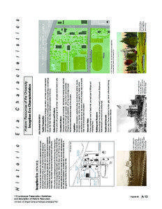 1.0 Landscape Preservation Guidelines and Description of Historic Resources