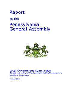 Report to the Pennsylvania General Assembly