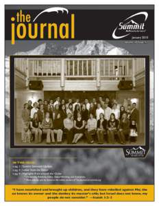 the  journal January 2010 Volume 10 Issue #1