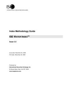 Microsoft Word - ISE Water Index Methodology Guide v3.0