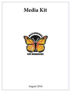 Media Kit  August 2016 A monarch butterfly perches on an aster flower.