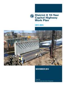 District 8 10-Year Capital Highway Work Plan[removed]Cover Picture