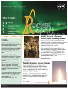 p7 Rocket Report 2nd qt 09