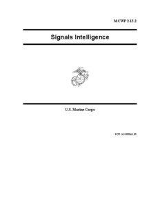 MCWP[removed]Signals Intelligence