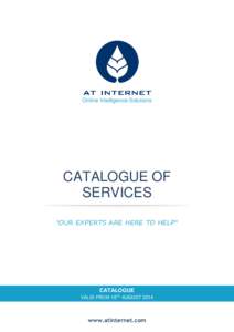 Online Intelligence Solutions  CATALOGUE OF SERVICES 