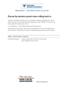 Dorset byelection Outer DRAFT