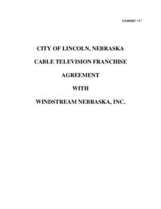 Microsoft Word - WIN Lincoln Franchise Agreement Proposal[removed]docx