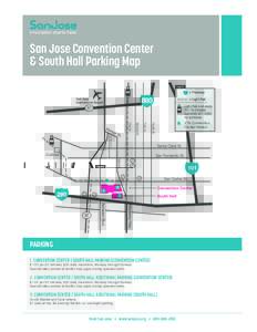 San Jose Convention Center & South Hall Parking MapThird St.