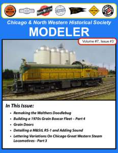 Chicago and North Western Transportation Company / Passenger car / Wm. K. Walthers / Chicago Great Western Railway / Union Pacific Railroad / Tesla Model S / Caboose / Jaguar E-Type