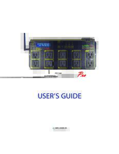 Web Power Switch Pro  USER’S GUIDE Product Features Congratulations on selecting the Pro, a smart web-controlled AC