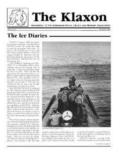 Apr–June[removed]Groton, CT The Ice Diaries 2315 EDT, 3 August, 1958; the world’s