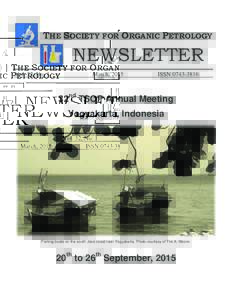 THE SOCIETY FOR ORGANIC PETROLOGY  NEWSLETTER Vol. 32, No. 1  March, 2015