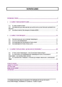 Microsoft Word - rapport isolation thermique.doc