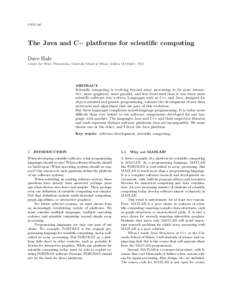 CWP-547  The Java and C