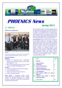 PHOENICS News Spring[removed]Editorial  After completing her BSc in Aerospace Engineering and
