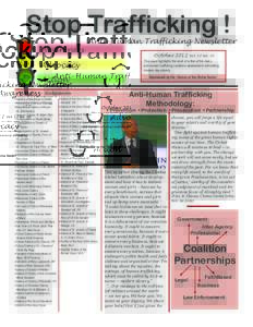Stop Trafficking ! Awareness Anti-Human Trafficking Newsletter  Advocacy
