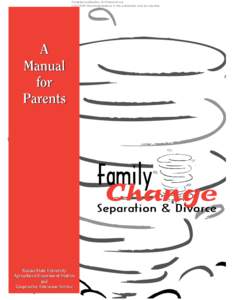 MF2539 Family Change: Separation & Divorce