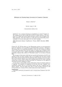 215  Doc. Math. J. DMV Metrics on States from Actions of Compact Groups Marc A. Rieffel1