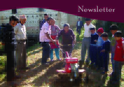 Photo by Courtesy of Mr. Madhusuan, Nepal  1 s t Issue 2016 CSAM Activities