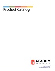 Product Catalog[removed]HART www.hartintercivic.com  Hart InterCivic