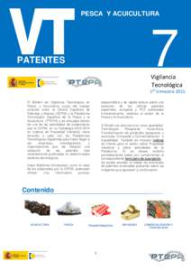 Boletín Vigilancia Tecnológica Acuicultura y Pesca (1º trimestre)