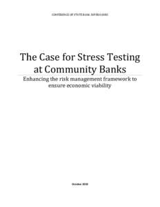 Microsoft Word - The Case for Stress Testing at Community Banks.doc