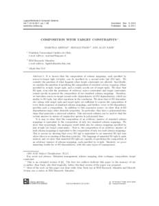 Logical Methods in Computer Science Vol. 7 (3:[removed], pp. 1–38 www.lmcs-online.org Submitted Published