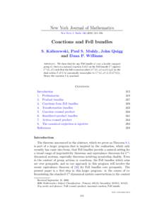 New York Journal of Mathematics New York J. Math–359. Coactions and Fell bundles S. Kaliszewski, Paul S. Muhly, John Quigg and Dana P. Williams