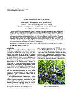 Indian Journal of Natural Products and Resources Vol. 2(4), December 2011, pp[removed]