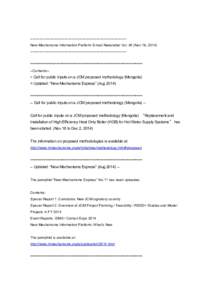 Microsoft Word - New Mechanisms Information Platform E-mail Newsleter Vol.39