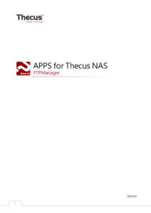 Creator in Storage  APPS for Thecus NAS FTPManager