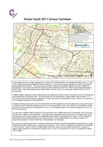 Kinson South 2011 Census Factsheet  Kinson South ward has a resident population of 10,036 with 4,229 households, the average household size is 2.4. The ward is slightly less densely populated than Bournemouth. The ward h