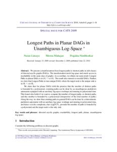 Longest Paths in Planar DAGs in Unambiguous Log-Space