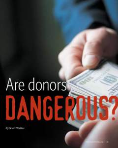 Are donors  Dangerous? By Scott Walter  Visit insideronline.org | 21