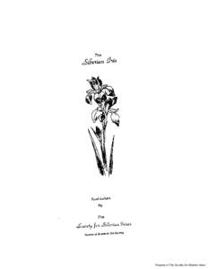 Section of Amencan Iris Society  Property of The Society for Siberian Irises Volume 2, Number 7