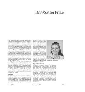 comm-satter-prz.qxp[removed]:59 AM Page 467  The Ruth Lyttle Satter Prize was established in