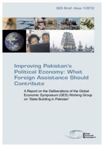 GES Brief: IdeasImproving Pakistan’s Political Economy: What Foreign Assistance Should Contribute