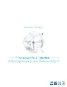 Monscierge GEM Report  takeaways & trends A Monscierge Guest Experience Management Report  hospitality that feels